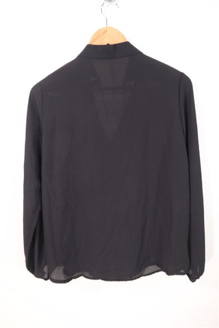 חולצה אלגנטית חדשה בשחור- L