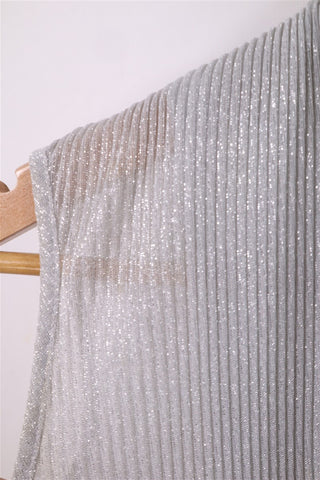 בגד גוף מעטפת בכסף מנצנץ- XS-S