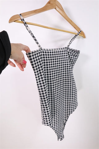 בגד גוף משובץ - XS-S