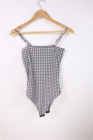 בגד גוף משובץ - XS-S