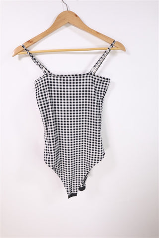 בגד גוף משובץ - XS-S