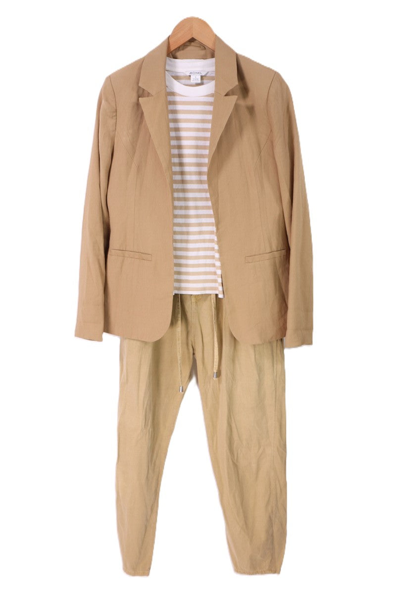 גקט פתוח בחום מוקה- M