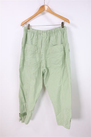 מכנסי בד ZARA ירקרקים - L
