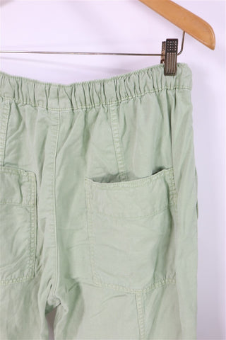 מכנסי בד ZARA ירקרקים - L