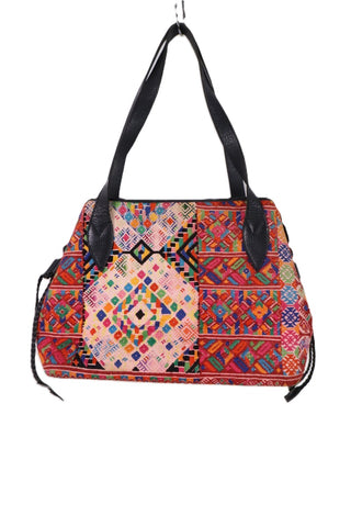 תיק צד ארוג צבעוני ואתני- OS