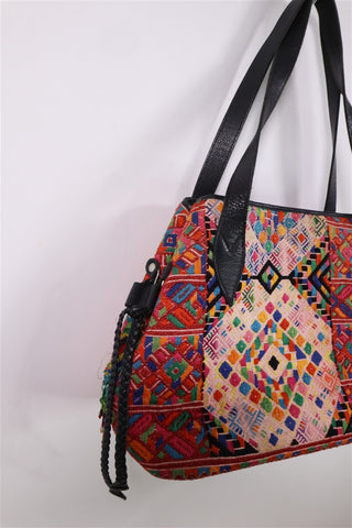 תיק צד ארוג צבעוני ואתני- OS