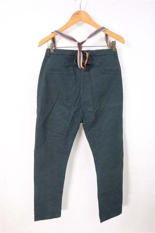 מכנסי שלייקס MALINA GLACE  מעוצבים בירוק- S-M