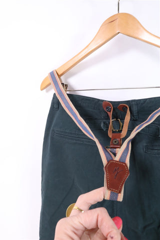 מכנסי שלייקס MALINA GLACE  מעוצבים בירוק- S-M