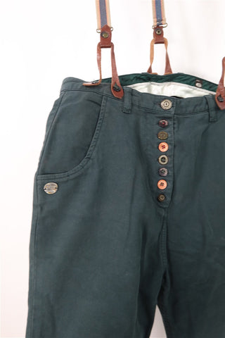 מכנסי שלייקס MALINA GLACE  מעוצבים בירוק- S-M