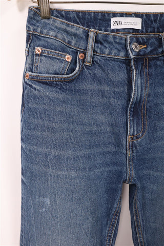 גינס ישר בכחול  ZARA  - XS