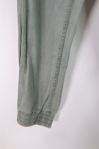 מכנסי בד ZARA בחאקי - L