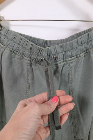 מכנסי בד ZARA בחאקי - L