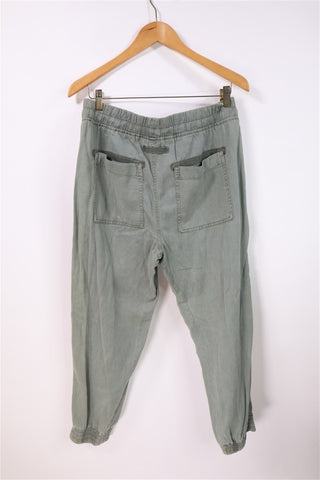 מכנסי בד ZARA בחאקי - L
