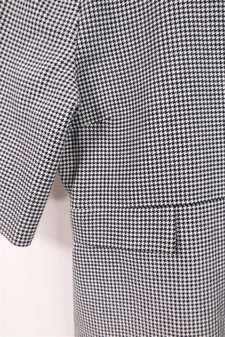 שמלת פפיטה  ZARA בשחור ולבן -M-L