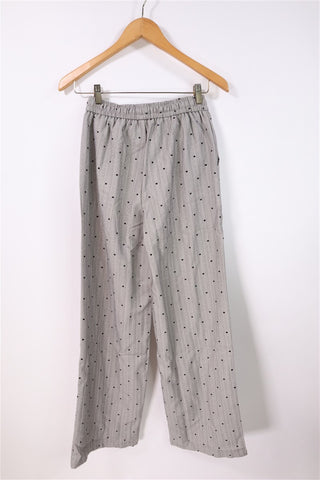 מכנסים חדשים מתרחבים לבבות באפור - XXS-XS