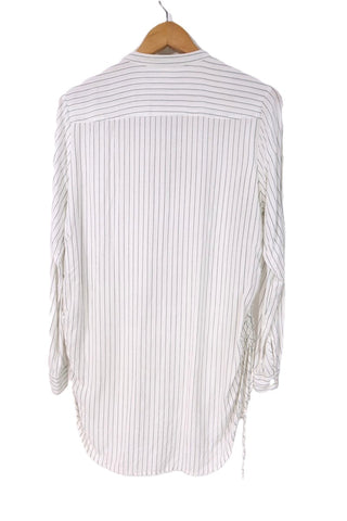 חולצת טוניקה פסים בלבן- S-M