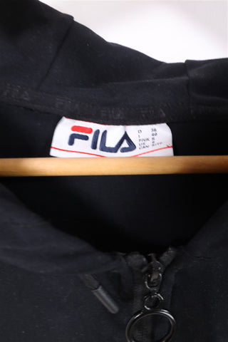 חולצת קפוצון  ספורטיבית קרופ  FILA בשחור- S