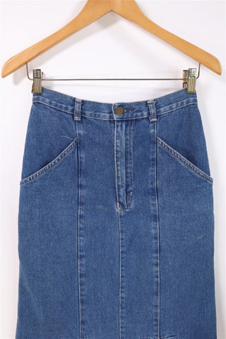 חצאית וינטיג גינס מידי-XS-S