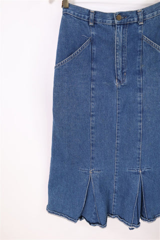 חצאית וינטיג גינס מידי-XS-S