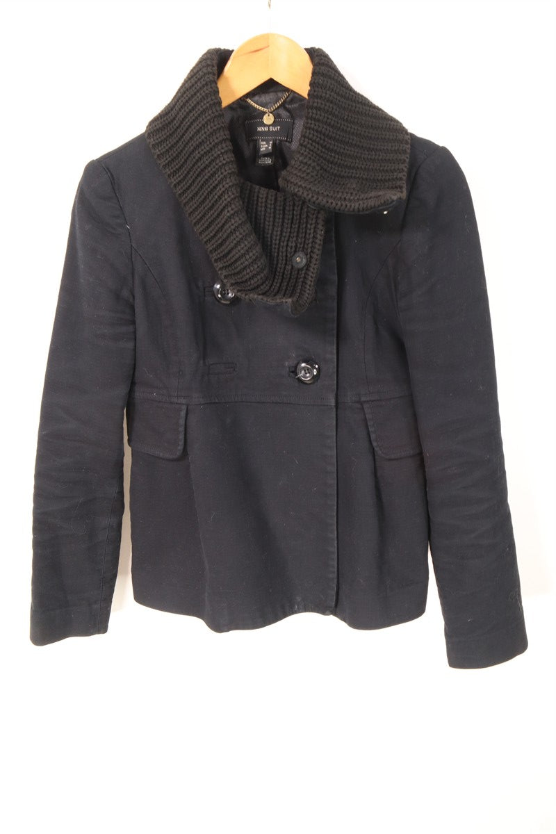 מעיל גקט MANGO שחור - XS-M