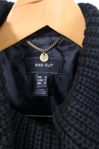 מעיל גקט MANGO שחור - XS-M