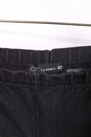 טייץ שחור בסטייל גינס-M-L