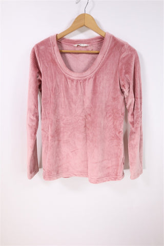 חליפת פיג'מה קטיפתית בורוד-XS-S