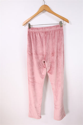 חליפת פיג'מה קטיפתית בורוד-XS-S