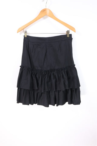 חצאית וינטיג קומות בשחור- S-M