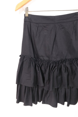 חצאית וינטיג קומות בשחור- S-M