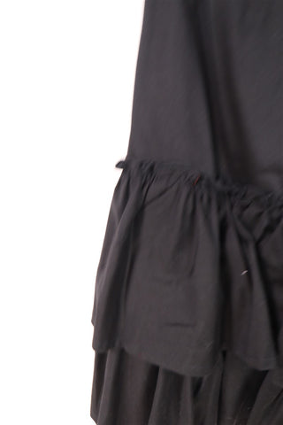 חצאית וינטיג קומות בשחור- S-M