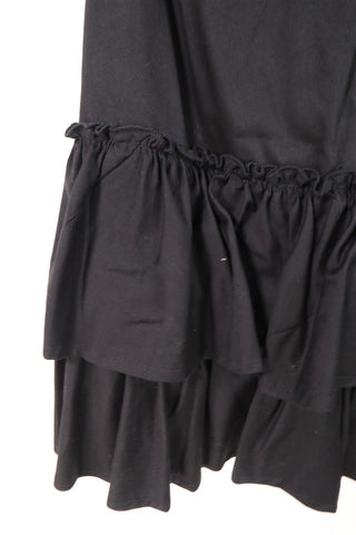 חצאית וינטיג קומות בשחור- S-M