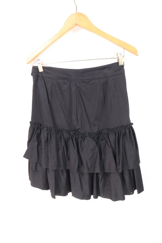 חצאית וינטיג קומות בשחור- S-M