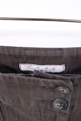 מכנסי בד RINA ZIN מעוצבים בחום-S