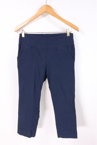 מכנסיים 7/8 בכחול- M-L