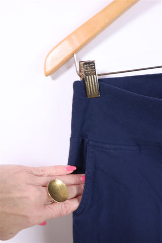 מכנסיים 7/8 בכחול- M-L