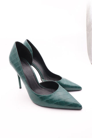 נעלי עקב בירוק בקבוק- מידה 39