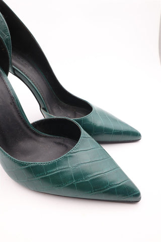 נעלי עקב בירוק בקבוק- מידה 39