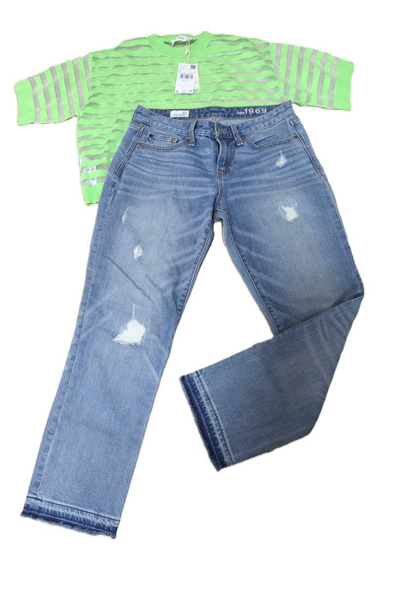 גינס GAP בכחול-S-M