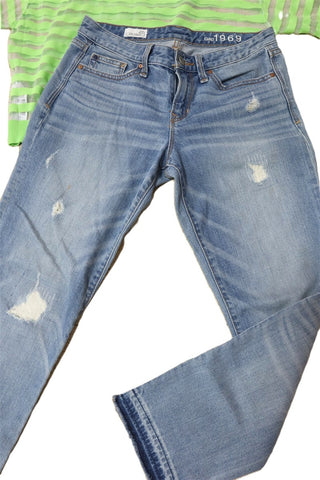 גינס GAP בכחול-S-M