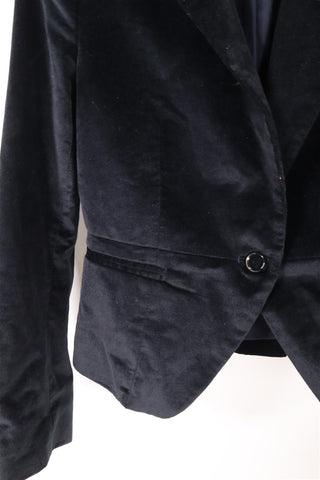 גקט קטיפה בשחור- S-XS