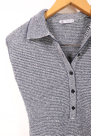 בגד גוף ZARA בשחור  ולבן- XS-M