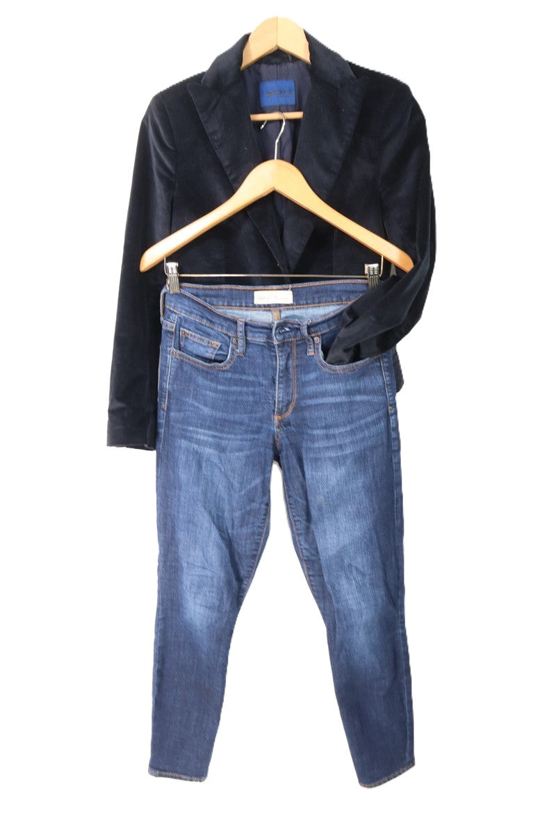 גינס GAP סקיני כחול כהה-S