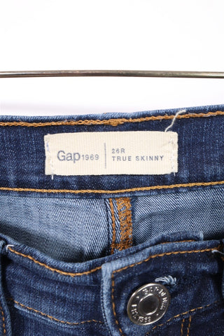 גינס GAP סקיני כחול כהה-S