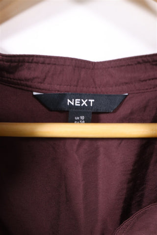 חולצה מעוצבת בחום מבריק- M-L