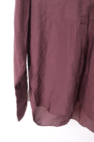 חולצה מעוצבת בחום מבריק- M-L