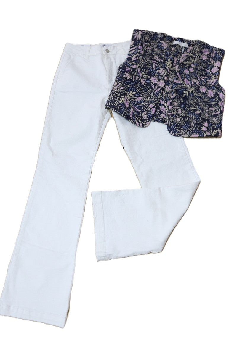 וסט MANGO פרחוני-XS-S