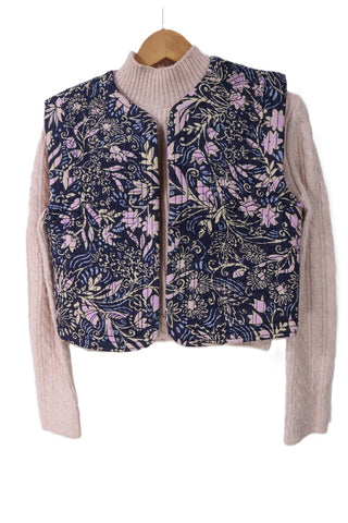 וסט MANGO פרחוני-XS-S