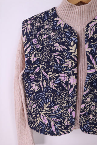 וסט MANGO פרחוני-XS-S