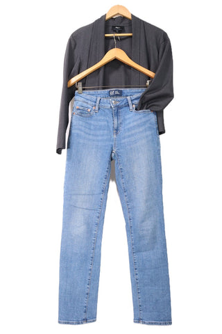 גינס GAP ישר כחול בהיר-XS-S